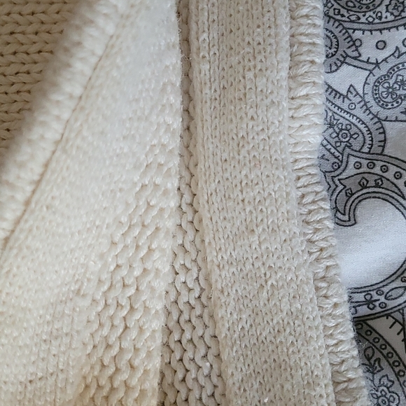 Express Tricot Embellished Beaded Buttons Dressy Cardigan Sweater - Size Large - Picture 8 of 10